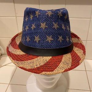 Patriotic hat 100% fiber new